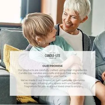 Candle-lite Creamy Vanilla Candle with Long Burn Time