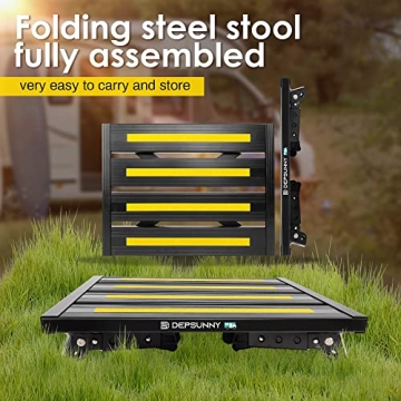 Sturdy Adjustable Step Stool for All Ages - DEPSUNNY