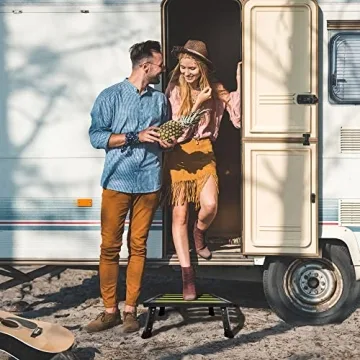Sturdy Adjustable Step Stool for All Ages - DEPSUNNY