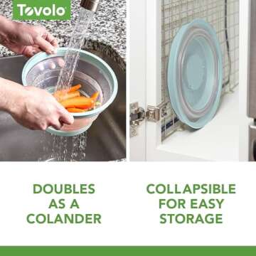 Tovolo Microwave Splatter Cover - Collapsible & Vented Lid
