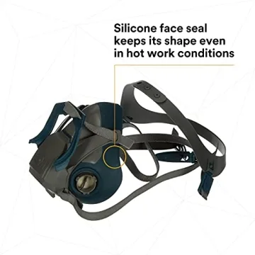 3M Rugged Comfort Quick Latch Respirator for Industrial Use