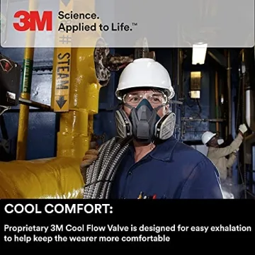 3M Rugged Comfort Quick Latch Respirator for Industrial Use