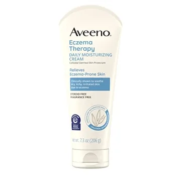 Aveeno Eczema Therapy Daily Moisturizing Body Cream for Sensitive Skin, Soothing Eczema Relief Cream...