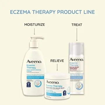 Aveeno Eczema Therapy Daily Moisturizing Body Cream for Sensitive Skin, Soothing Eczema Relief Cream, Colloidal Oatmeal & Ceramide for Dry & Itchy Skin, Steroid- & Fragrance-Free, 7.3 oz