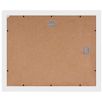 Americanflat 11x14 Diploma Frame with Shatter-Resistant Glass - Use as 8.5x11 Frame with Mat or 11x14 Frame without Mat - Legacy Collection - Thin Picture Frame for Wall Display - White