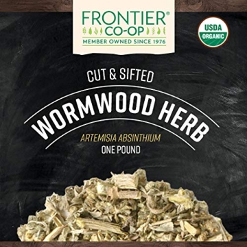 Frontier Co-op Organic Wormwood Herb for Culinary & Herbal Uses