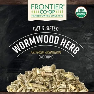 Frontier Co-op Organic Wormwood Herb for Culinary & Herbal Uses
