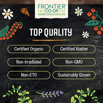 Frontier Co-op Organic Wormwood Herb for Culinary & Herbal Uses