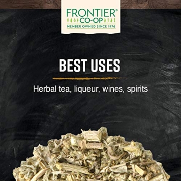 Frontier Co-op Organic Wormwood Herb for Culinary & Herbal Uses