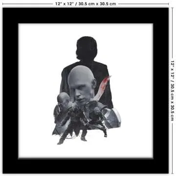 Trends International Gallery Pops Dune: Part Two - Feyd-Rautha Harkonnen Graphic Wall Art Wall Poster, 12.00" x 12.00", Black Frame Version