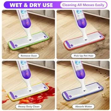 Reusable Mop Pads for Swiffer PowerMop - 18 Pack