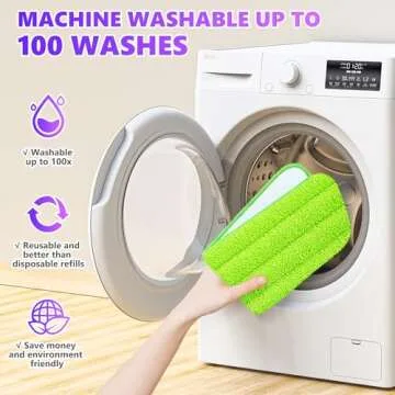 Reusable Mop Pads for Swiffer PowerMop - 18 Pack