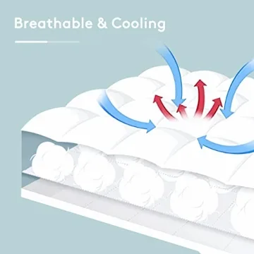 Queen Mattress Topper for Back Pain Extra Thick Comfort