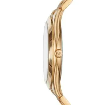 Michael Kors Slim Runway Three-Hand Two-Tone Stainless Steel Women's Watch (Model: MK3493)