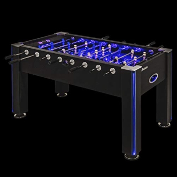 Atomic Azure Foosball Table with LED and Scoring