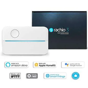 Rachio 3 WiFi Smart Lawn Sprinkler Controller, Works with Alexa, 8-Zone (Renewed)