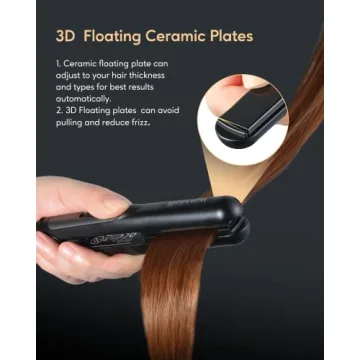 Wavytalk Mini Flat Iron for All Hair Types and Travel