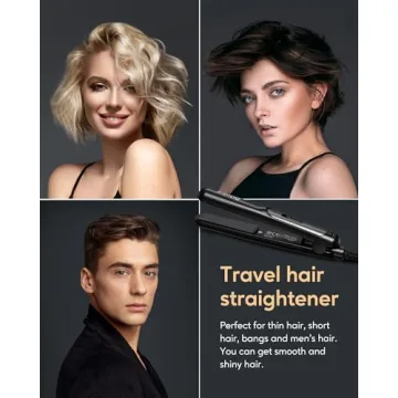 Wavytalk Mini Flat Iron for All Hair Types and Travel