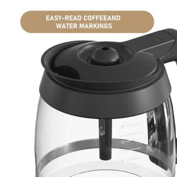 CE200 Glass Coffee Pot Replacement for Ninja Brewer