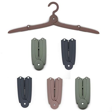 JSF Portable Foldable Plastic Clothes Hangers for Travel
