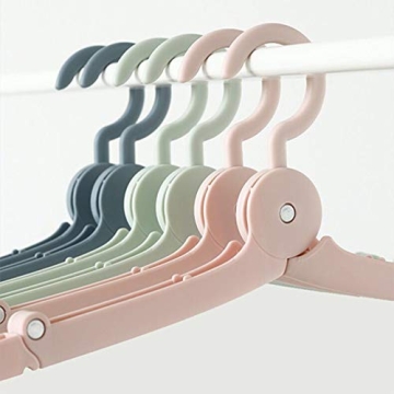 JSF Portable Foldable Plastic Clothes Hangers for Travel