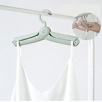 JSF Portable Foldable Plastic Clothes Hangers for Travel