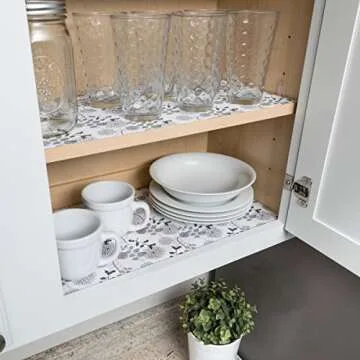 Duck Smooth Top EasyLiner in Midnight Bloom for Kitchens