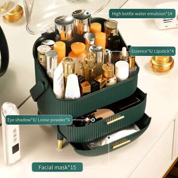 CANITORON Clear Makeup Storage Organizer