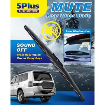 5 PLUS 14 Inch Rear Wiper Blade for Subaru and Honda