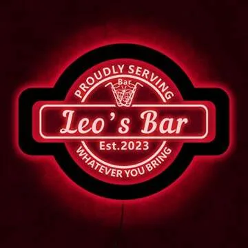 Personalized Bar Neon Sign for Home Decor