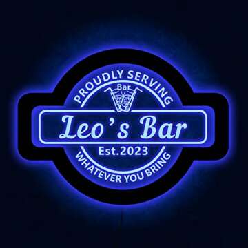 Personalized Bar Neon Sign, Custom Bar Neon Sign, Home Bar Neon Light, Bar Led Sign, Bar Light Up Sign, Neon Sign For Business, Home Bar Neon Sign