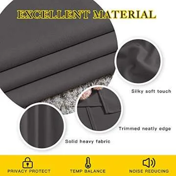 NICETOWN Blackout Curtains - Elegant Window Treatment