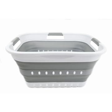 Space-Saving SAMMART 30L Collapsible Laundry Basket