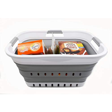 Space-Saving SAMMART 30L Collapsible Laundry Basket