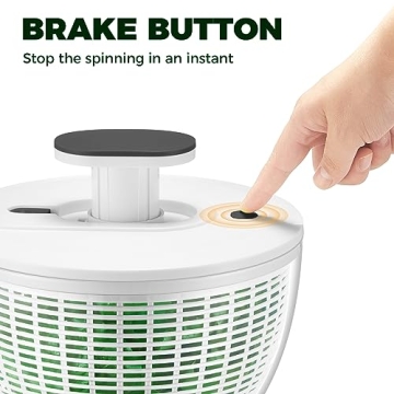 KITEXPERT Large Salad Spinner 6.3 Qt – Effortless & Fast
