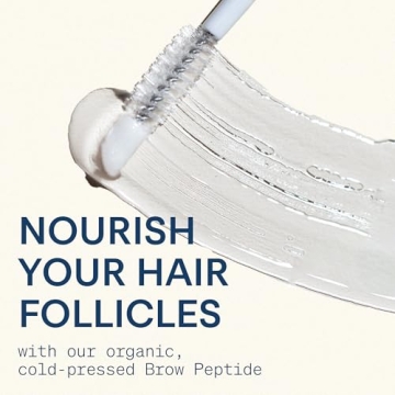 The Skinny Confidential Brow Peptide Eyebrow Growth Serum - Lengthen, Strengthen & Thicken Eye Brows for Fuller. Thicker & Healthier Brows - Lightweight & Non-Greasy Vitamin-Rich Formula