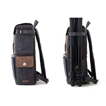 Oliday Waterproof Camera Backpack for DSLR & Laptop