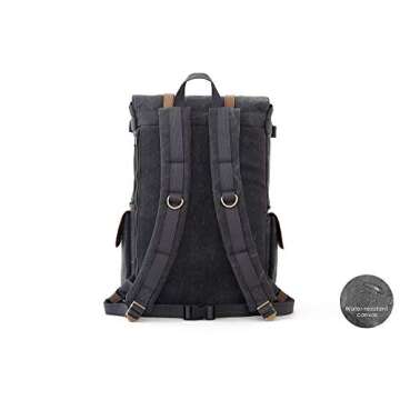 Oliday Waterproof Camera Backpack for DSLR & Laptop