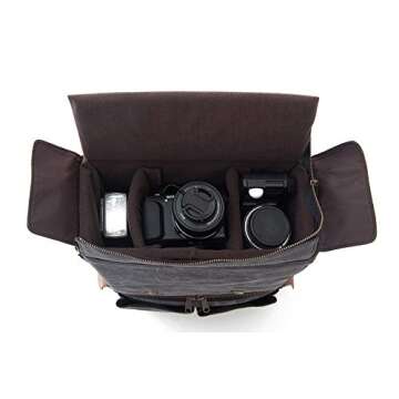 Oliday Waterproof Camera Backpack for DSLR & Laptop