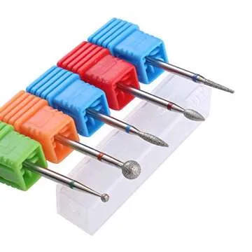 MZCMSL Diamond Nail Drill Bits Set for Beginners & Pros