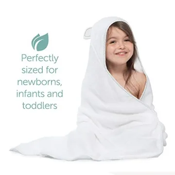 Ultra-Soft Bamboo Baby Hooded Towel for Newborns and Toddlers