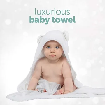 Ultra-Soft Bamboo Baby Hooded Towel for Newborns and Toddlers