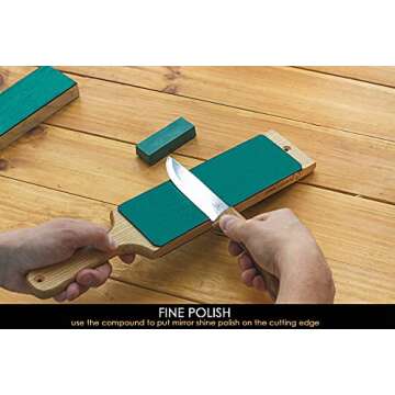 BeaverCraft Leather Strop Compound 2 OZ for Polishing Knives