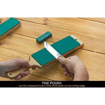 BeaverCraft Leather Strop Compound 2 OZ for Polishing Knives