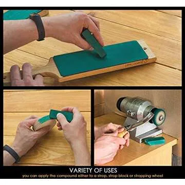 BeaverCraft Leather Strop Compound 2 OZ for Polishing Knives