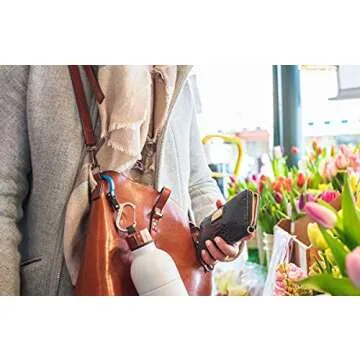 GEAR AID HEROCLIP Carabiner Clip and Hook (Mini) for Travel, Luggage, and Small Bags, Rose Gold