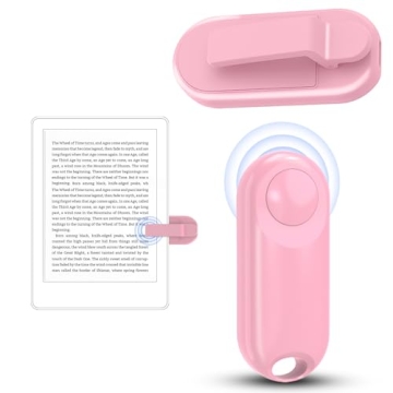 DATAFY Page Turner for Kindle: Effortless Remote Page Turning (Pink)