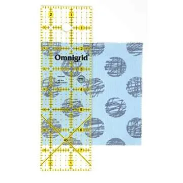 Omnigrid Ruler, 2-1/2 x 8-Inch, Clear