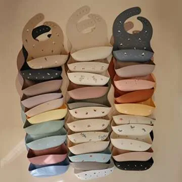 Mushie Silicone Bib - Lightweight & Waterproof for Toddlers