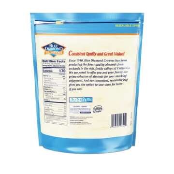 Healthy Blue Diamond Roasted Salted Almonds 25 Oz